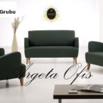 Göz alıcı detaylara sahip estetik 7129 Ofis Kanepeleri.