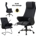 Nefes alabilir yapısıyla uzun süreli oturumlarda konfor sağlayan Rahat ve şık 8148 Yönetici Koltukları modelleri ile ofisinizin şıklığını artırın. Ergonomik seçenekler misafirlerinizi bekliyor..